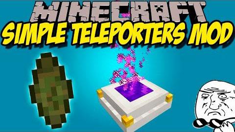 Simple Teleporters — простые телепорты (1.15, 1.14.4, 1.12.2, 1.11.2 - 1.8.9)