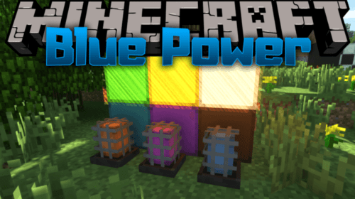 Blue Power - перемещение блоков и передача сигнала (1.16.5, 1.16.4, 1.16.3, 1.16.2, 1.15.2, 1.14.4, 1.12.2, 1.7.10)