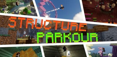 Structure Parkour - карта с испытаниями (1.15.2)